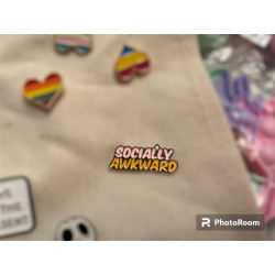 Socially Awkward Pin