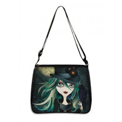 Scene Ma Femme Bag: Top Hat Girl with Raven